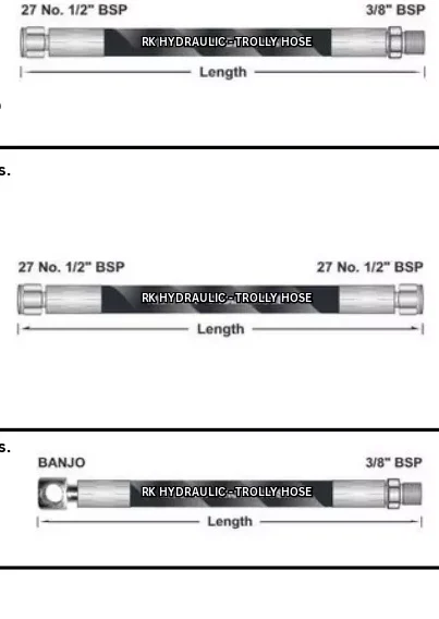 hydraulic trolley hoses for tractors